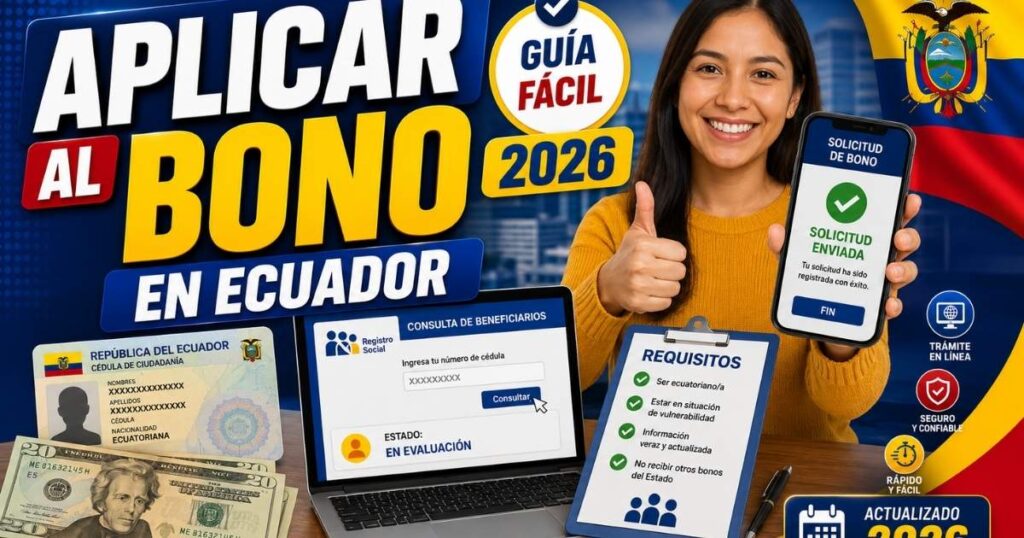 Aplicar al bono en Ecuador guía fácil 2026