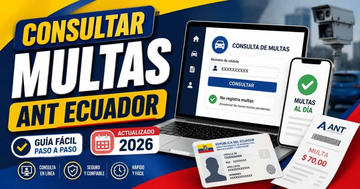 Consultar multas ANT Ecuador