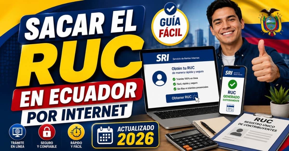 Sacar RUC Ecuador por internet