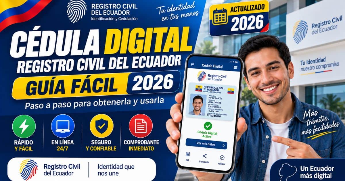 Cédula Digital Registro Civil Ecuador