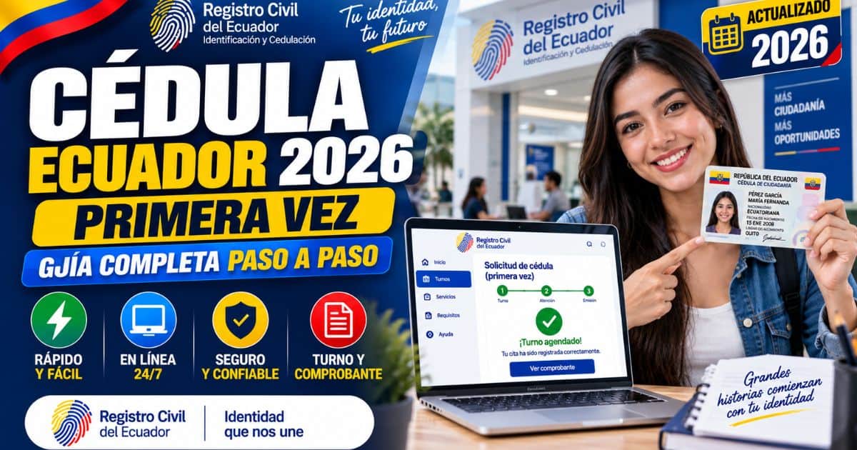 Cédula por primera vez