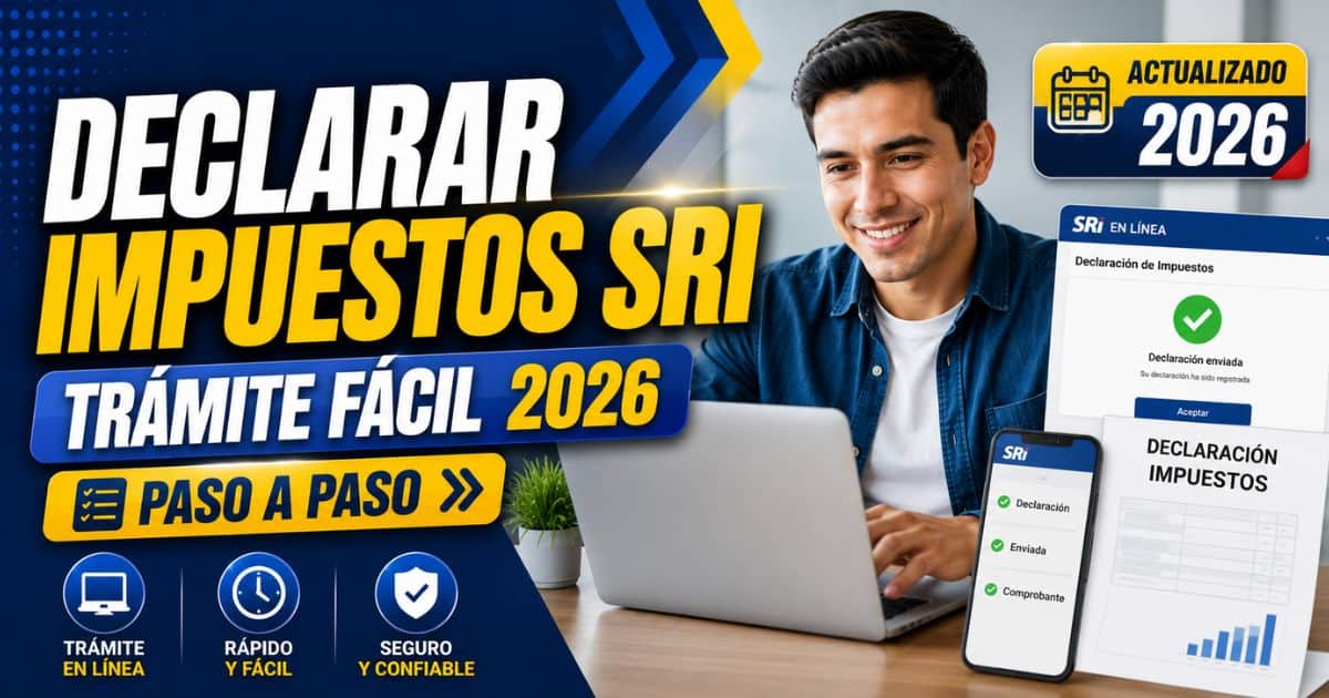 Declarar impuestos SRI