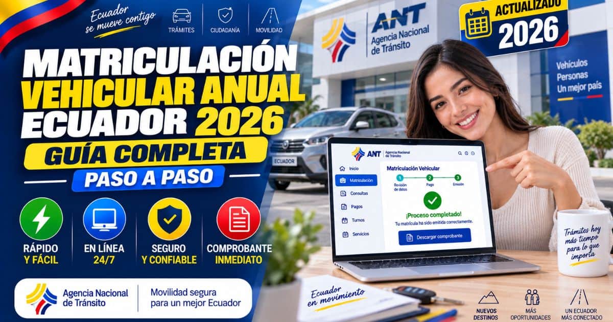 Matriculación Vehicular Anual