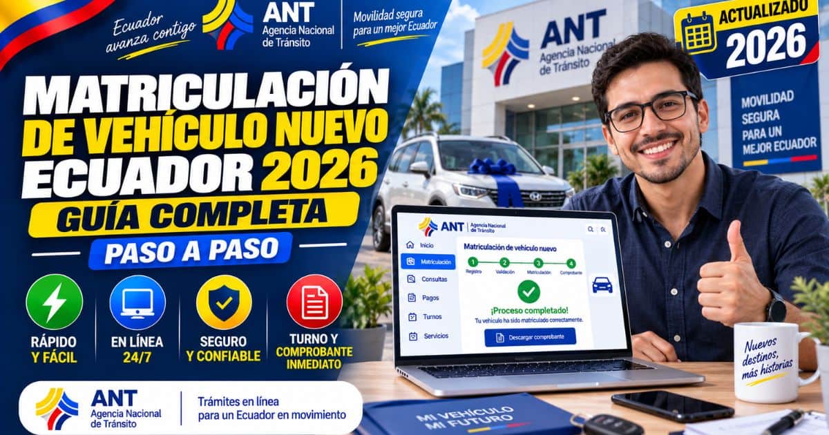 Matriculación Vehículo Nuevo
