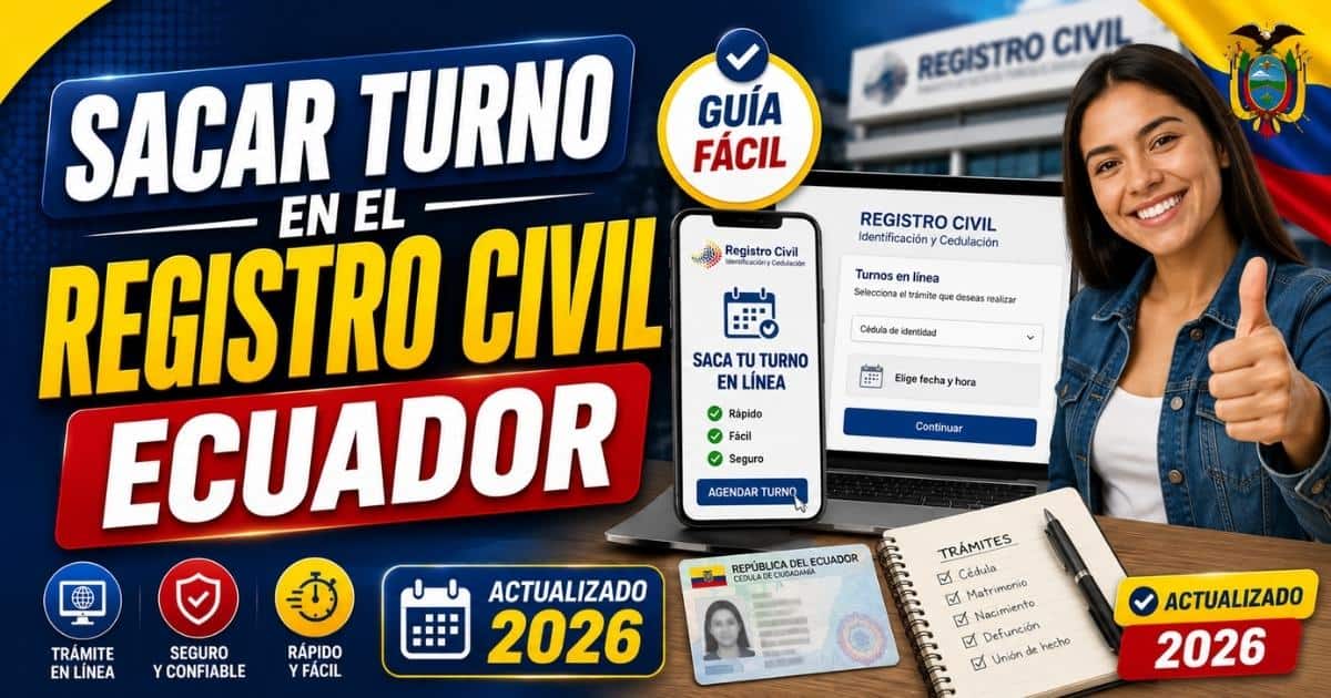Turno Registro Civil Ecuador